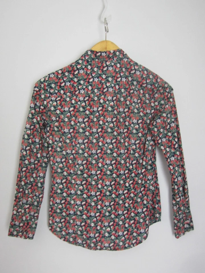 Camisa J Crew Liberty of London para mujer P2 Petite 2 Calico Floral LS Camisa de algodón Foto 4 de 4