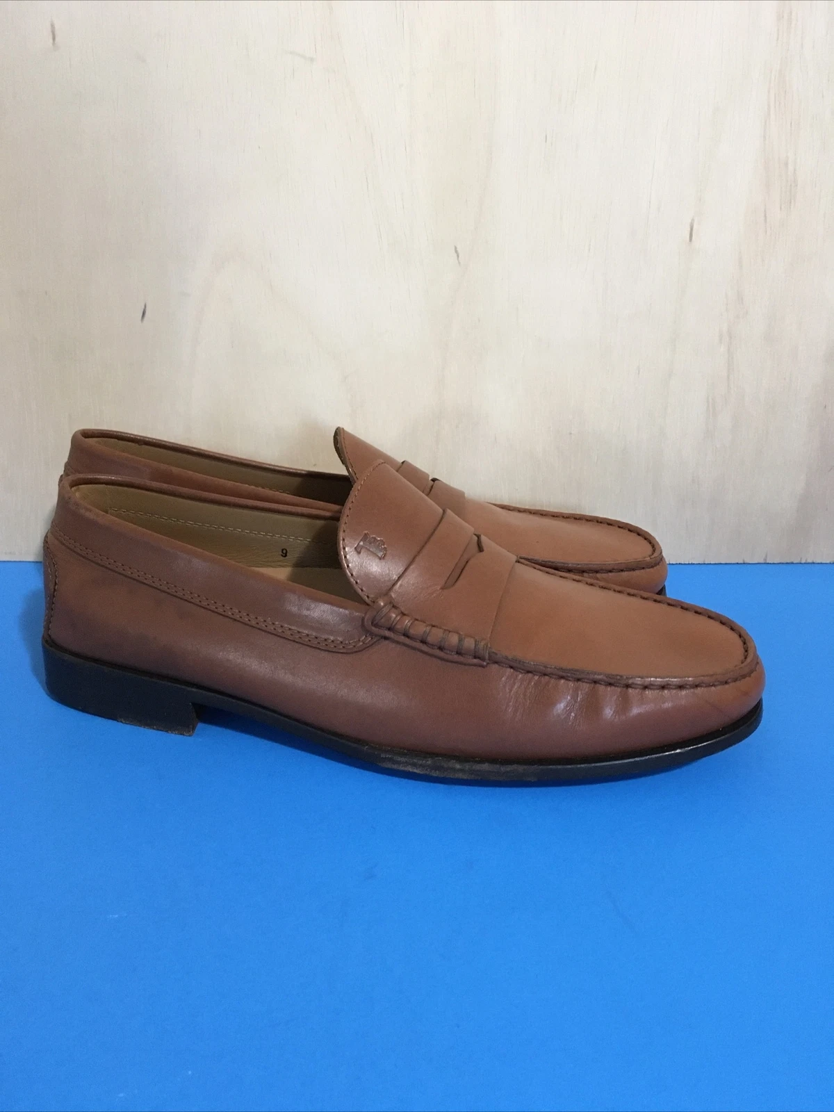 TOD’S Mocassini da uomo in pelle marroni Tod's taglia 9