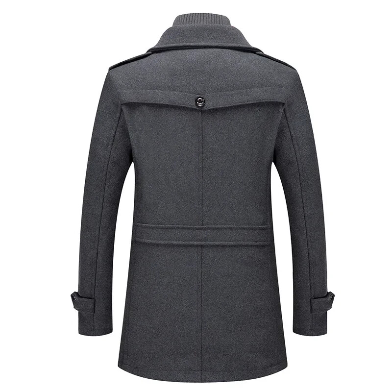 ALTRA Cappotto lana uomo autunno inverno cappotto lana uomo casual soprabito abbigliamento
