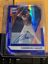 2021 ELITE EXTRA EDITION CAMERON CAULEY 35/80 AUTOGRAPH ASPIRATIONS 