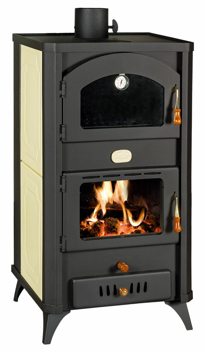 Wood Burning Stove Back Boiler Cooker Prity FG W18R 18+5,4kw EcoDesign 2022  | eBay
