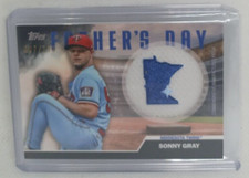 2023 Topps Father's Day Commemorative Team Patches Black #FDSG Sonny Gray 7/299