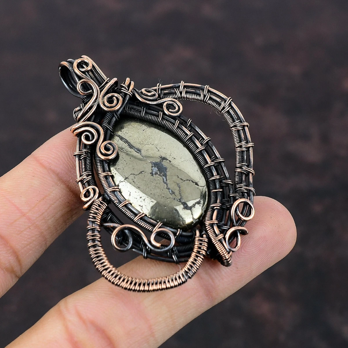 Wire wrap pendant shop for sale