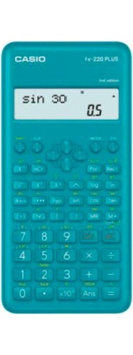 Casio Calcolatrice Scientifica 12 cifre Batteria FX-220 PLUS-2