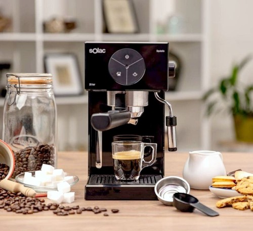 Solac CE4501 Espresso Cappuccino Pad Kaffee automat 20Bar 1050W 1,5L Black - Bild 4 von 12