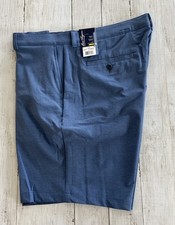 Ben Hogan Men  s Performance Active Flex Stretch Golf Shorts Blue 9  Sz 38