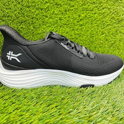 Kuru Atom 2 Mens Size 11.5 Black White Athletic Running Walking Shoes Sneakers