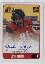 2021 Onyx Vintage College Auto Blue Ink /400 Josh Whyle #CAJW Auto 3hd