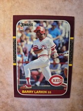 1987 Donruss Barry Larkin RC #191 Cincinnati Reds