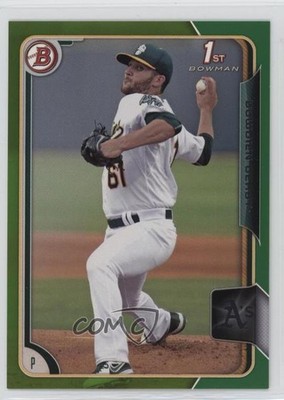 2015 Bowman Draft Chrome Green Refractor 21/99 Bowdien Derby #141 h7i