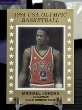 1984 MICHAEL JORDAN USA BASKETBALL OLYMPIC ROOKIE CARD! RC SP SUPER RARE!!. rookie card picture