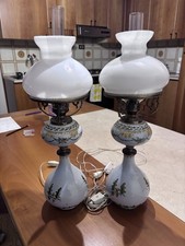 Coppia Lampade in Ceramica di Faenza "Cortesi" - Dipinte a mano