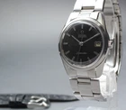 Omega Seamaster Date Cal 565 Automatic Black Dial Vintage Watch 34mm Serviced