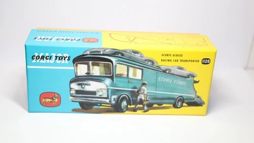 Corgi 1126 Ecurie Ecosse Racing Car Transporter EMPTY BOX - Brand New