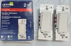 Leviton Decora Lever Edge Rocker Slide Dimmer Switch ESL01 (2PK)