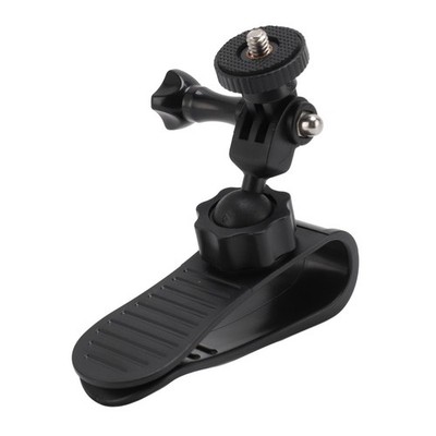 Dash Cam Holder, Car Camera Mount 1/4in Screw Adapter 360 Deg Rotation Black 