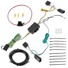 4-Pin Trailer Wiring Harness Kit Connect Fit JL/JLU 18-25 (Excluding EcoDiesel)