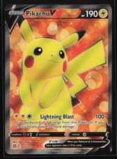Pikachu V (Full Art) 157/172 SWSH09: Brilliant Stars Ultra Rare Pokemon Card
