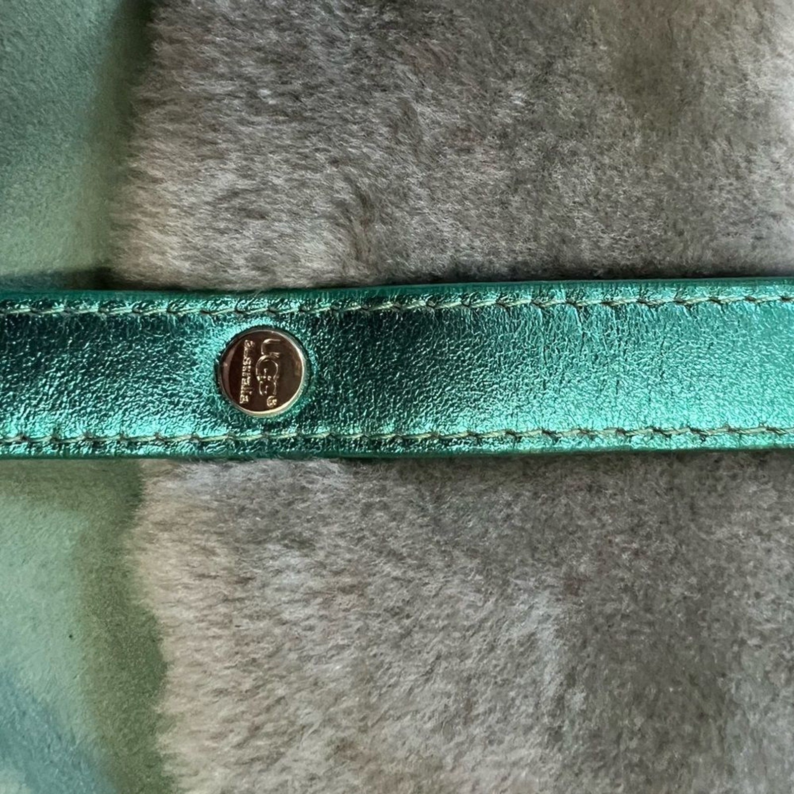 Ugg crossbody shearling and suede bag image 8