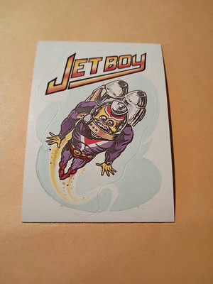 1983 General Mills Zero Hero Trading Card Sticker Vintage #62 Jet Boy