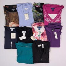 Venta al por mayor Lote de 10 tops para mujer Karen Scott Christopher & Banks Notations