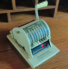 Paymaster Series 8000B Manual Check Writer/Protector Mechanical 8W52636