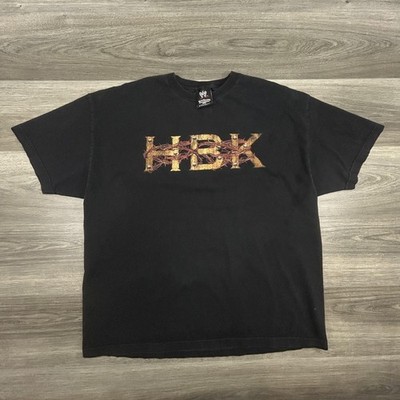 Vintage WWE Shawn Michaels HBK Shirt Mens 2XL Black Barbed Wire 2002 Y2K