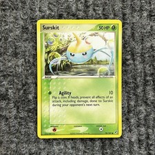 Vintage Pokemon TCG Deoxys Surskit 78/107 Basic Grass Card 2005 LP