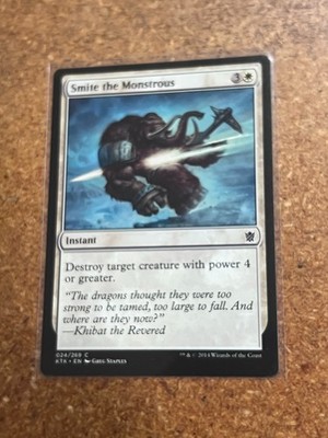 Magic The Gathering # Smite The Monstrous