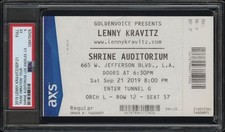 Lenny Kravitz Ticket 2019 - Raise Vibration Shrine Auditorium - PSA 5
