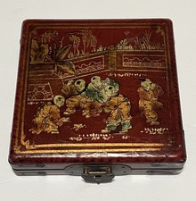 Vintage Chinese Luo Pan Feng Shui Compass Geomatic Brass/ Wood /Bakelite 7 Inch