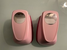 Marvy Uchida Mega Circle  Mega Scalloped Circle Craft Punches Used 