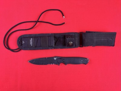 BENCHMADE 154CM KNIFE & SHEATH NSN 1095-01-466-8569