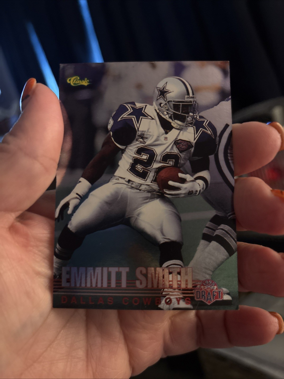 1995 Classic NFL Draft - Emmitt Smith #110 Silver
