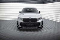 Maxton Design Frontlippe V.2 Passend FüR BMW X6 M-Paket G06 FL Schwarz Hochglanz