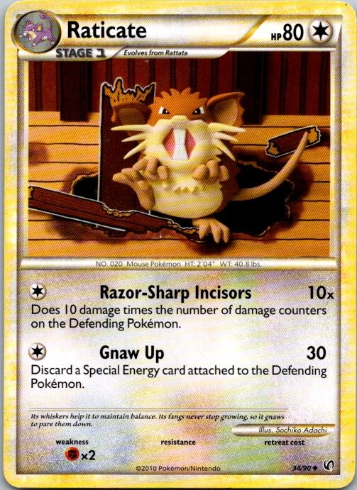 Undaunted #34/90 Raticate