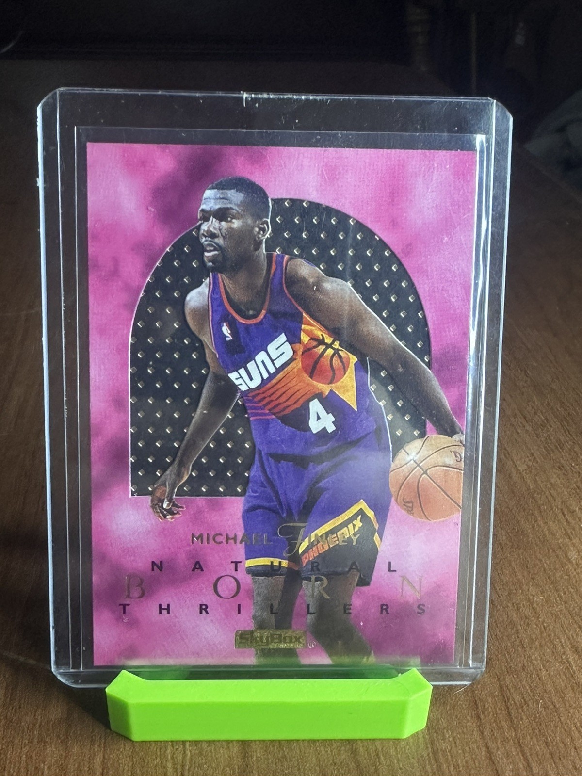 1995-96 Skybox E-XL Natural Born Thrillers #8 Michael Finley RC