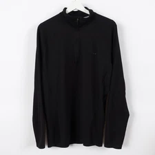 Patagonia Capilene Base Layer Black  1/4 Zip Neck Shirt Men’s Size XL Long Sleev