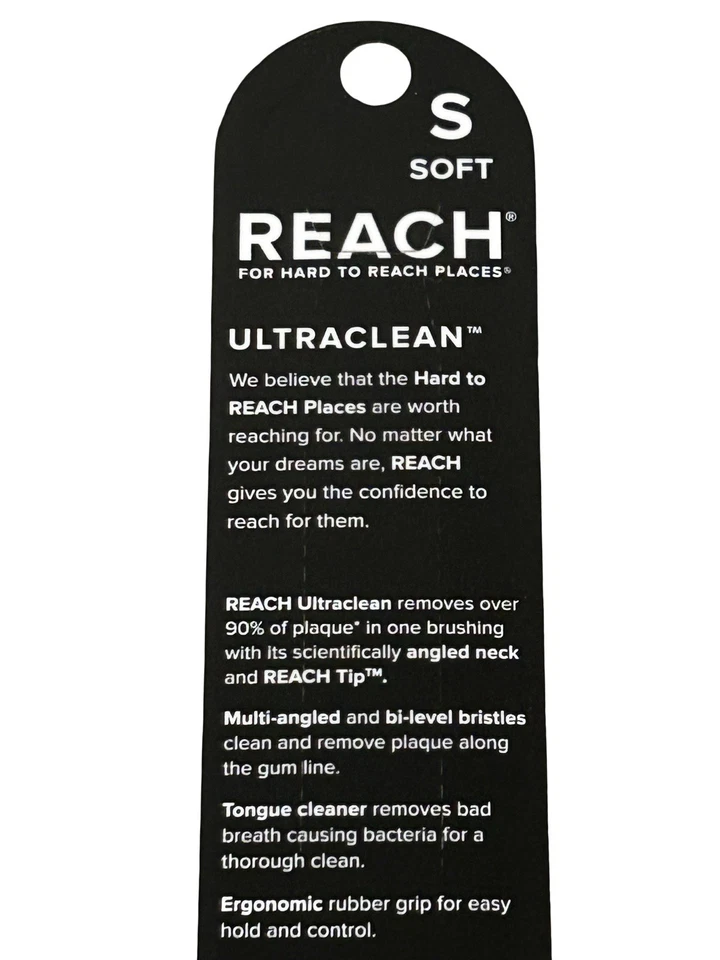 Cepillo de dientes suave Reach Ultraclean con tapa de cepillo gratis (elige opciones de color) Foto 2 de 2