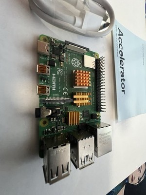 Raspberry Pi 4 Model B, 4GB DDR4 RAM Single Board Computer (RPI4-MODBP-4GB)