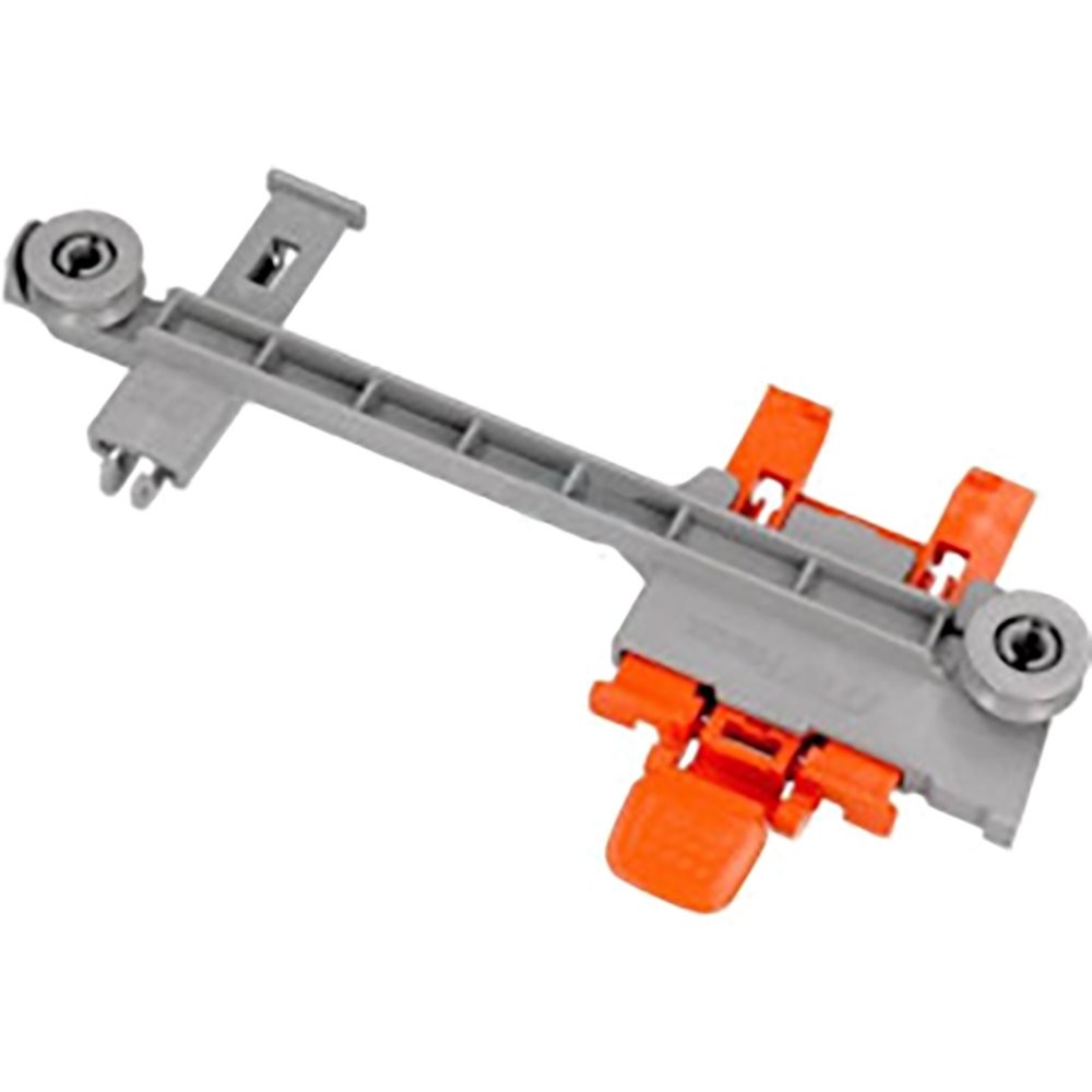 Poignée complète droite orange pour réparer la porte de lave-vaisselle Ariston