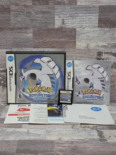 Pokemon: SoulSilver Version (Nintendo DS) - Authentic Tested Complete w/ Manual