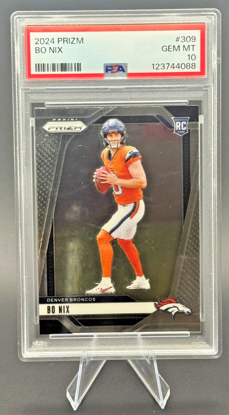 Bo Nix Panini Prizm #309 Base