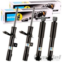 4X Bilstein B4 Gasdruck StossdÄMpfer Vorne+Hinten Passend FüR Hinten Peugeot 206