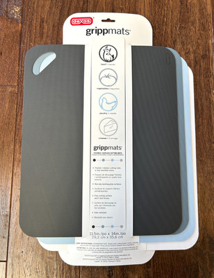 Dexas Grippmat Color Coded Synthetic Cutting Mats Chopping 11.5 x 14 in Set of 4