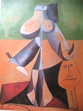 PABLO PICASSO: Schöne Lithographie limitiert auf 200 Exemplare, signiert 50x70cm