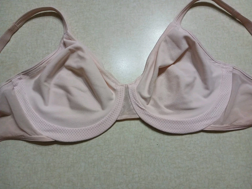 Sujetador minimizador Lilyette 36DD rosa sin forro con aros 0472 Foto 3 de 4