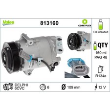 Kompressor Klimaanlage VALEO 813160 für Opel Astra J Caravan Meriva B