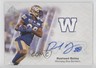 2023 SP Game Used Edition CFL Auto Rasheed Bailey #CFL-BA Auto 14ni