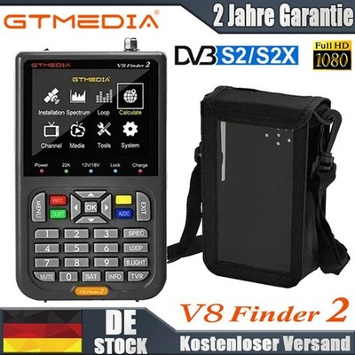 GTMEDIA V8 Finder2 HD Satelliten DVB-S2/S2X Signalfinder 3,5 LCD Sat Messgerät